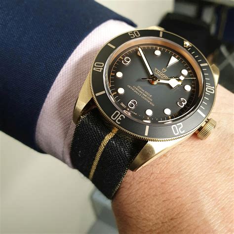 tudor black bay bronze 23mm strap|tudor black bay bronze price.